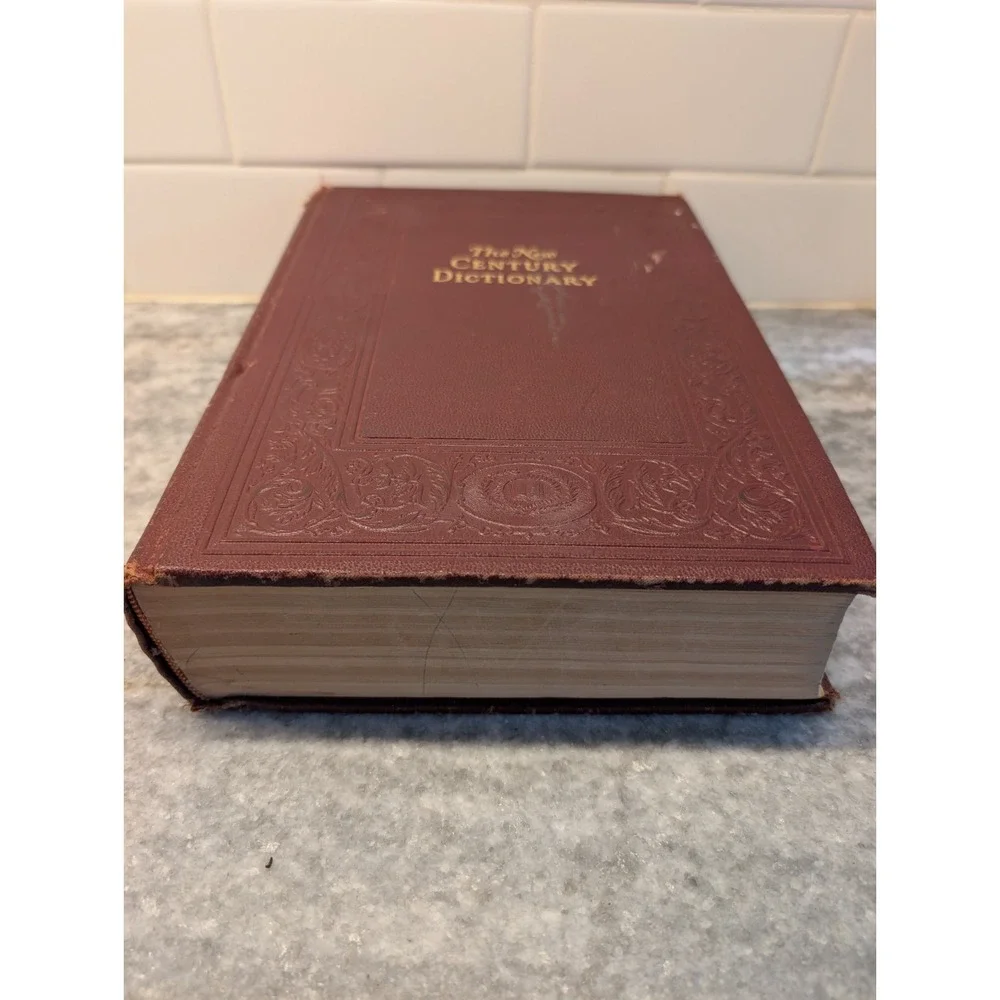 The New Century Dictionary Volume One 1953, Vintage Dictionary A-Pocket Veto